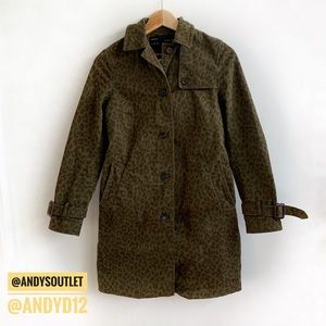 Sold! Zara Women’s Cheetah Print Trench Coat Size